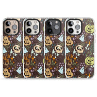 Goblincore Cartoon Halloween Pattern