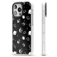 White Planets On Black