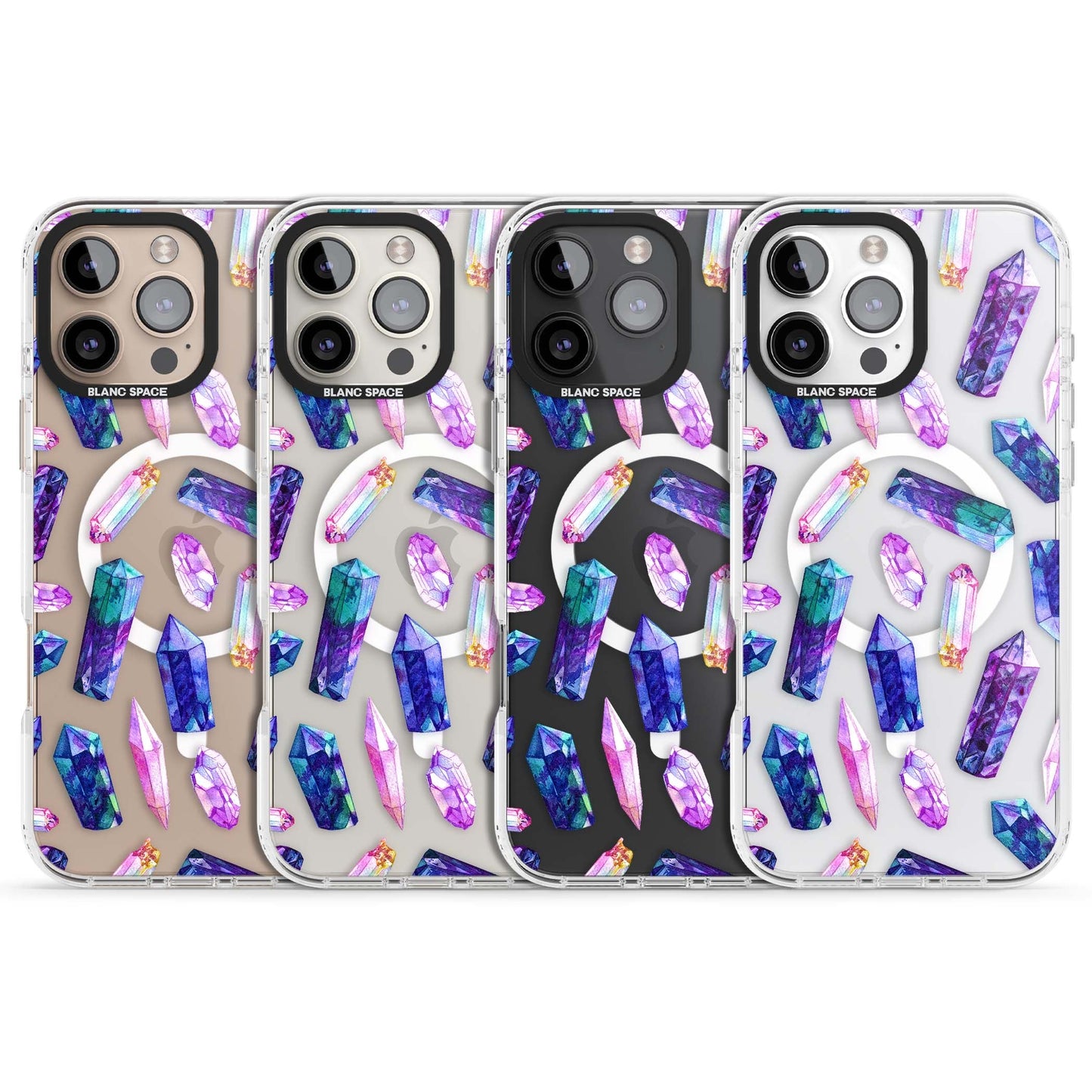 Iridescent Prism Crystals