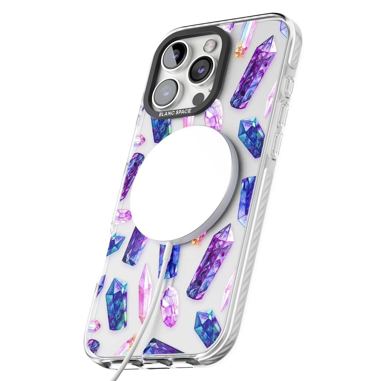 Iridescent Prism Crystals