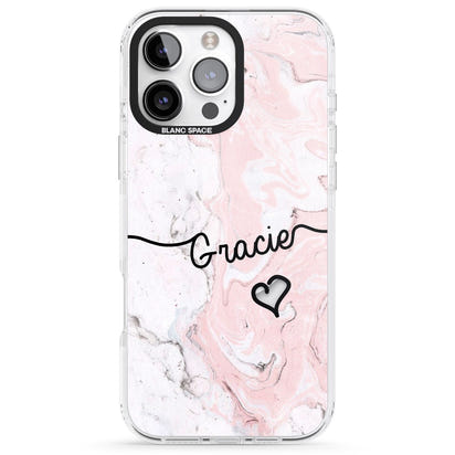 Personalised Pink Marble