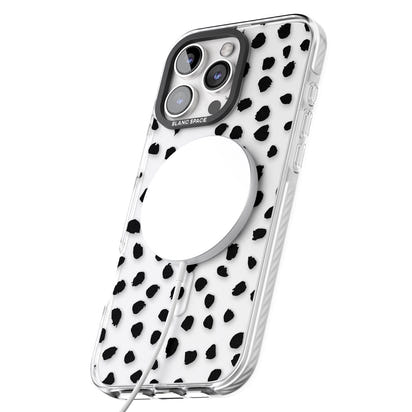 Black Dalmatian Polka Dot