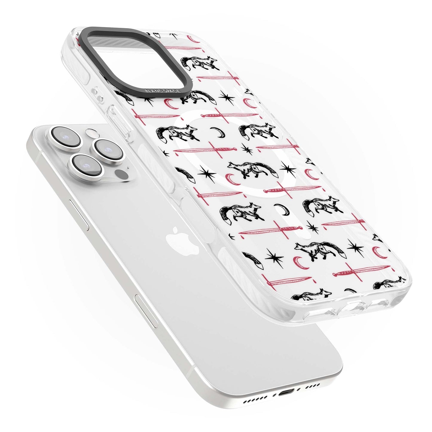 Motif renard et lame