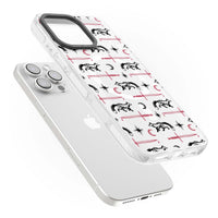 Motif renard et lame