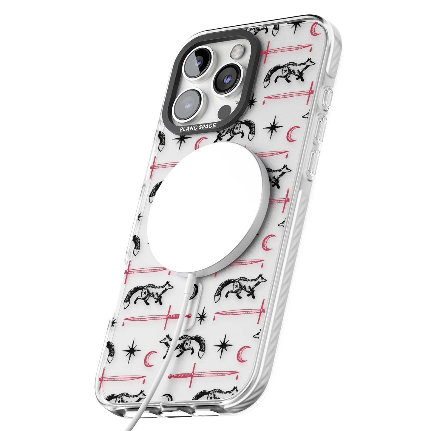 Motif renard et lame