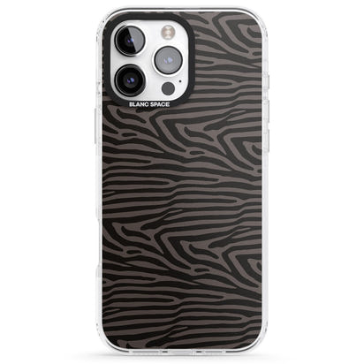 Dark Zebra Print