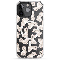 Motif de chien Westie