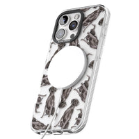 Black Labrador Watercolor Pattern