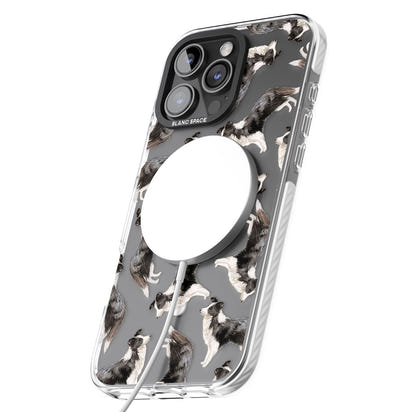 Border Collie Pattern Watercolour