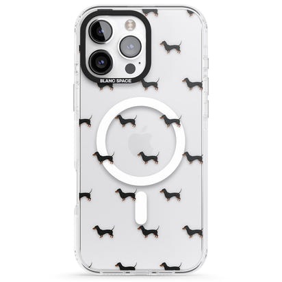 Dachshund Pattern Clear