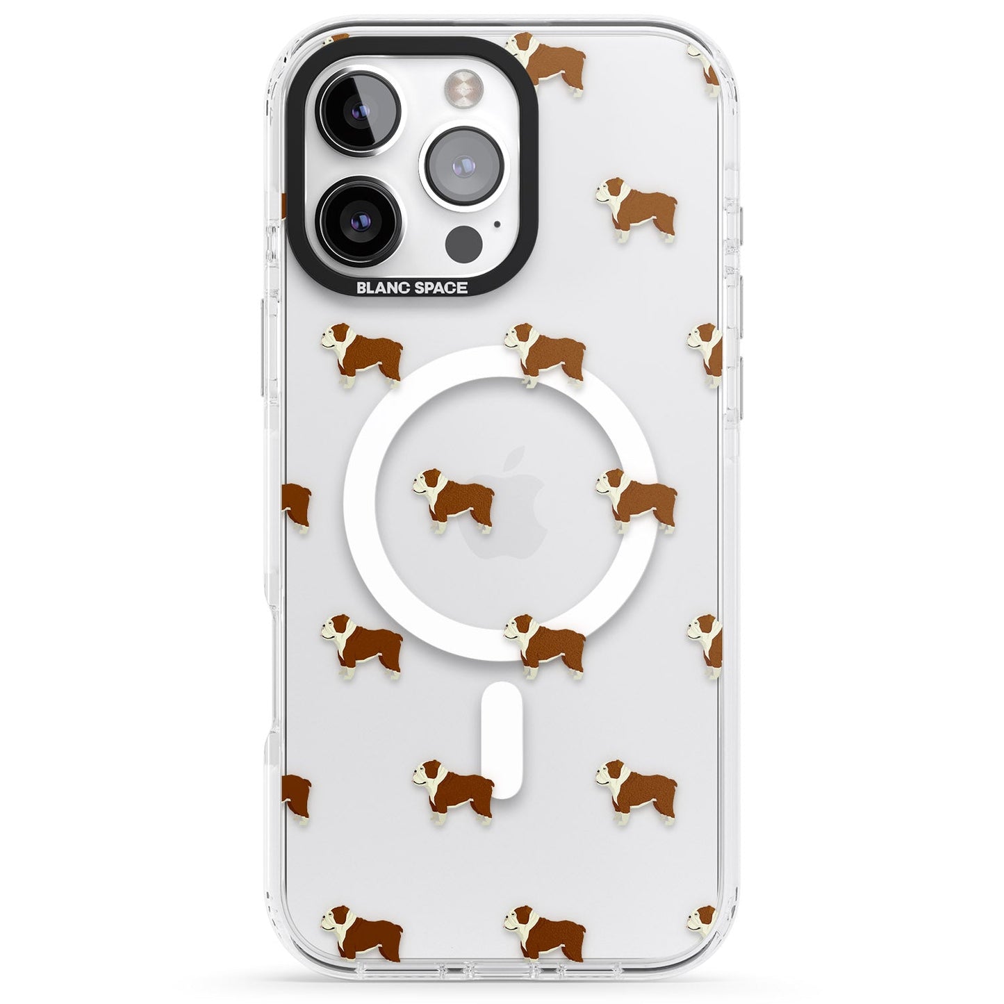 Motif bouledogue clair