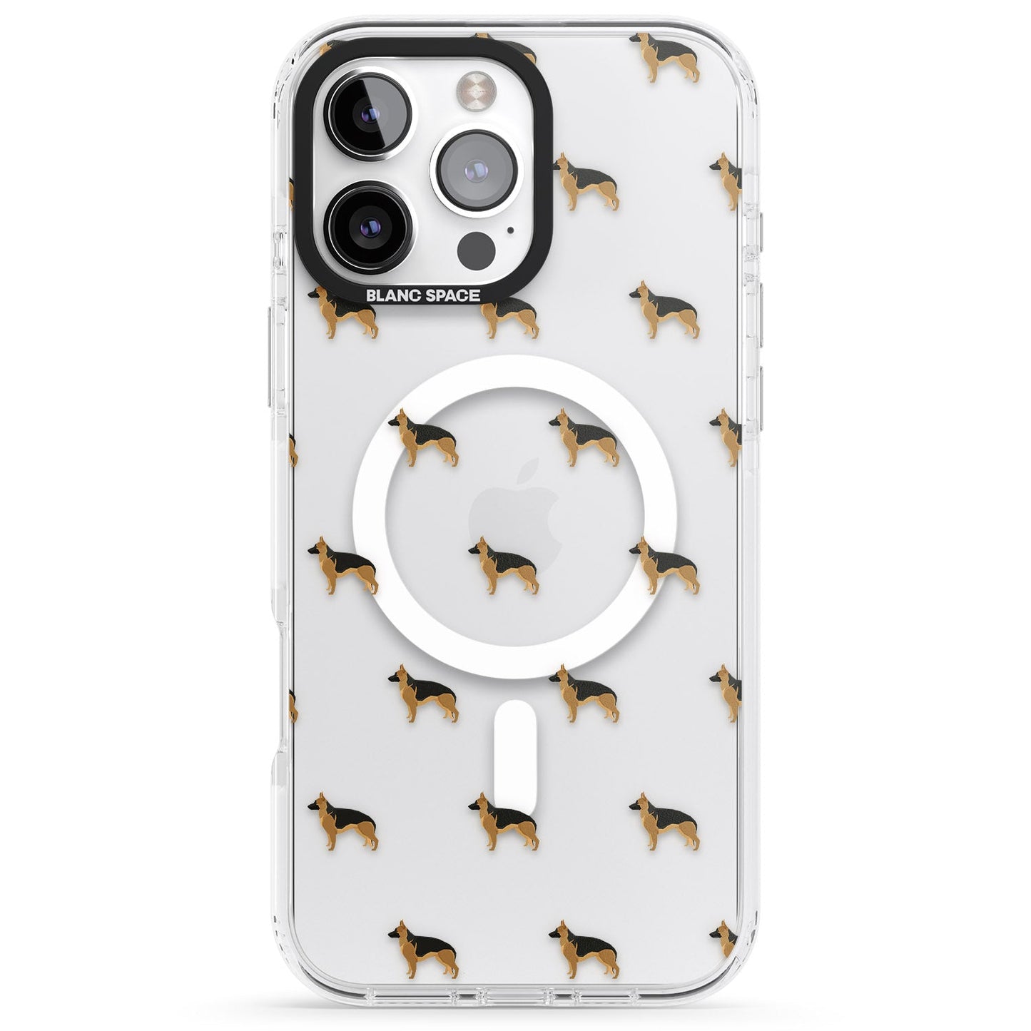 German Shepherd Pattern Clear