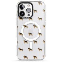 German Shepherd Pattern Clear