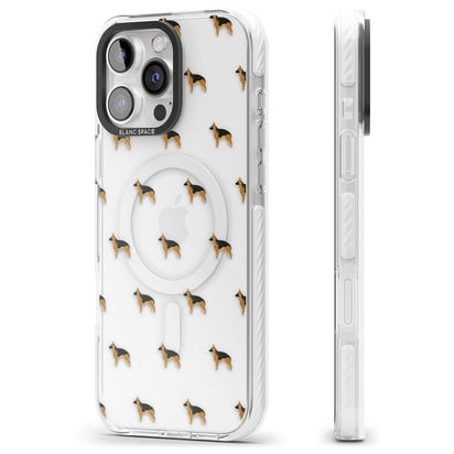 German Shepherd Pattern Clear