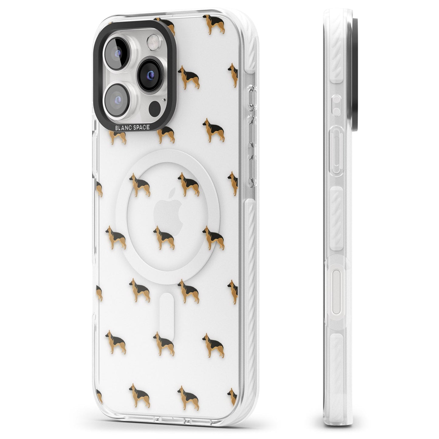 German Shepherd Pattern Clear