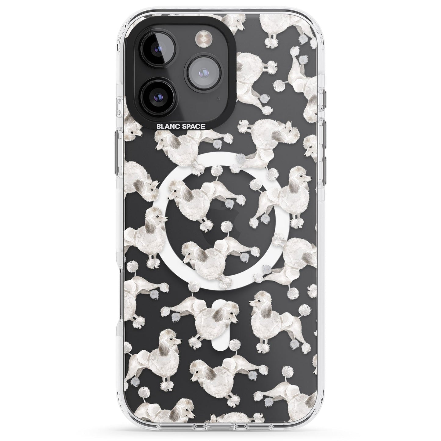 Pudel-Aquarellmuster