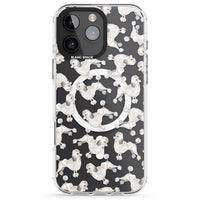 Pudel-Aquarellmuster