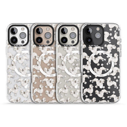 Pudel-Aquarellmuster