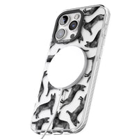 German Shepherd Pattern Black