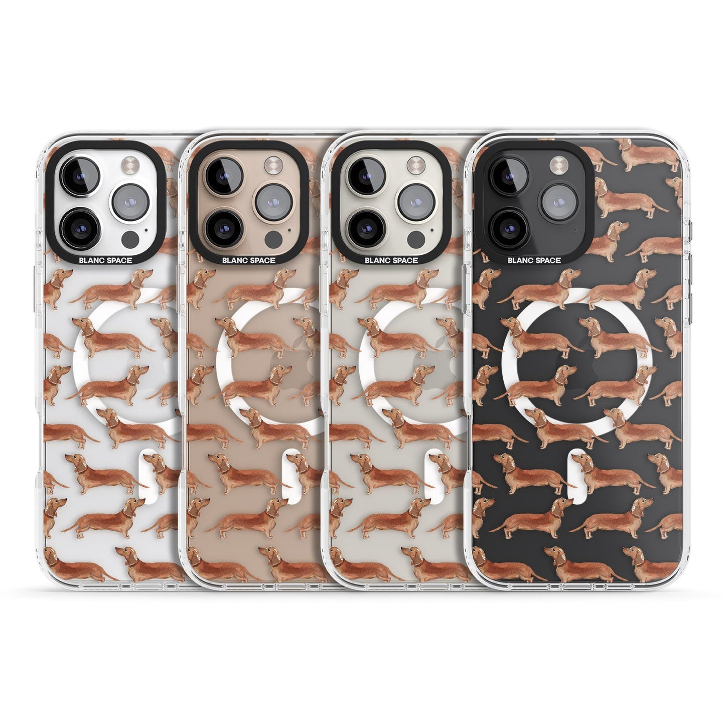 Dachshund Watercolor Dog Pattern