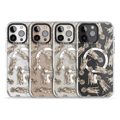 Weimaraner Watercolor Dog