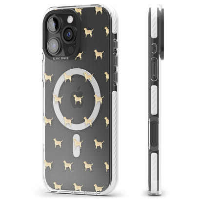 Tan Labrador Dog Pattern