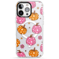 Motif de citrouilles Fleurs et Étoiles