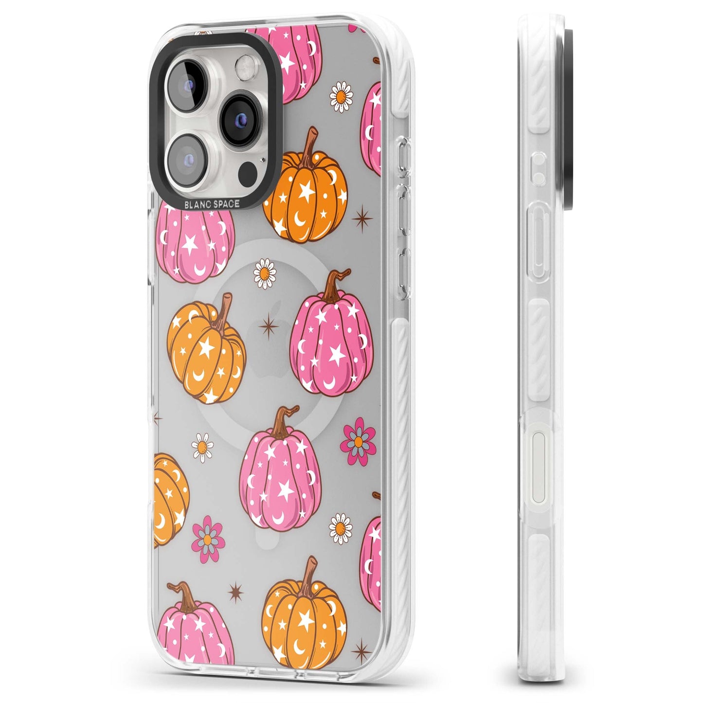 Motif de citrouilles Fleurs et Étoiles