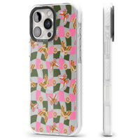 Wavy Butterfly Checked Pattern