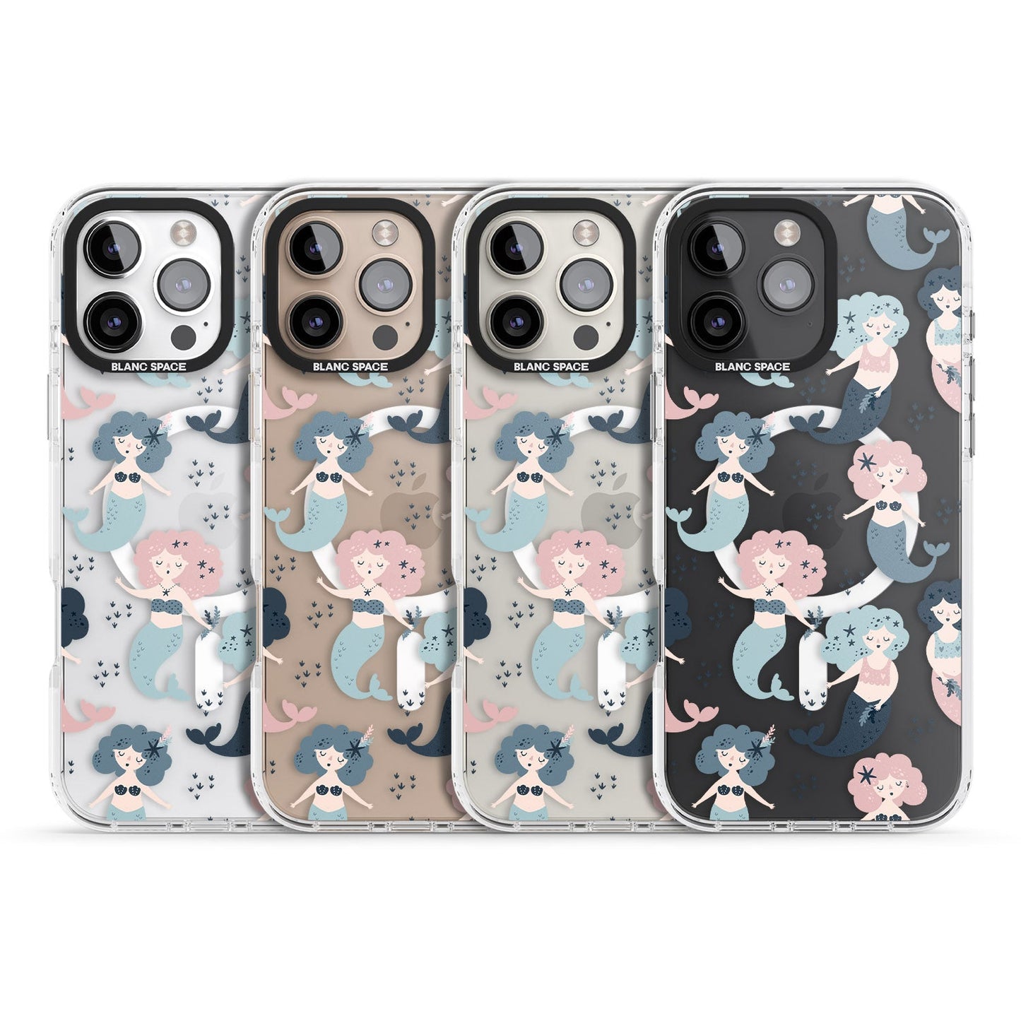 Pastellfarbene Meerjungfrauen