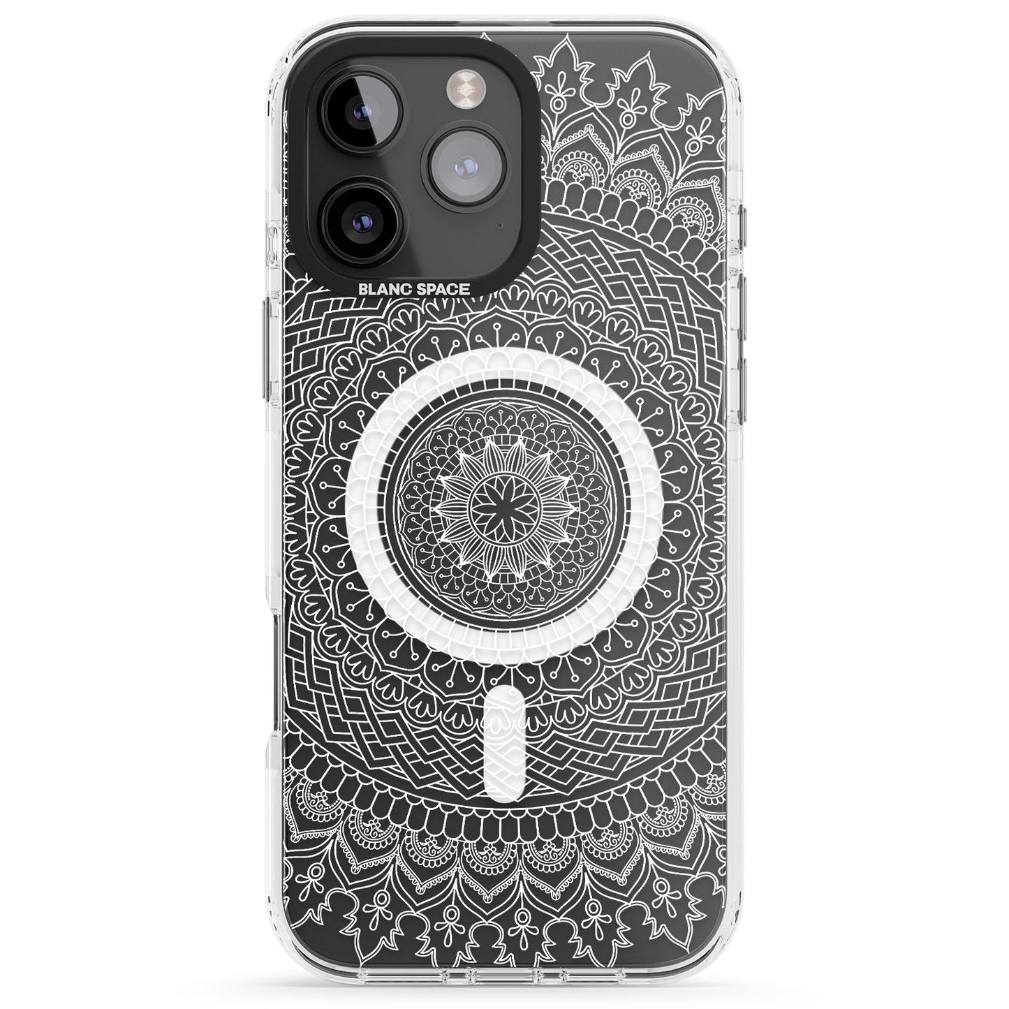 Intricate White Mandala