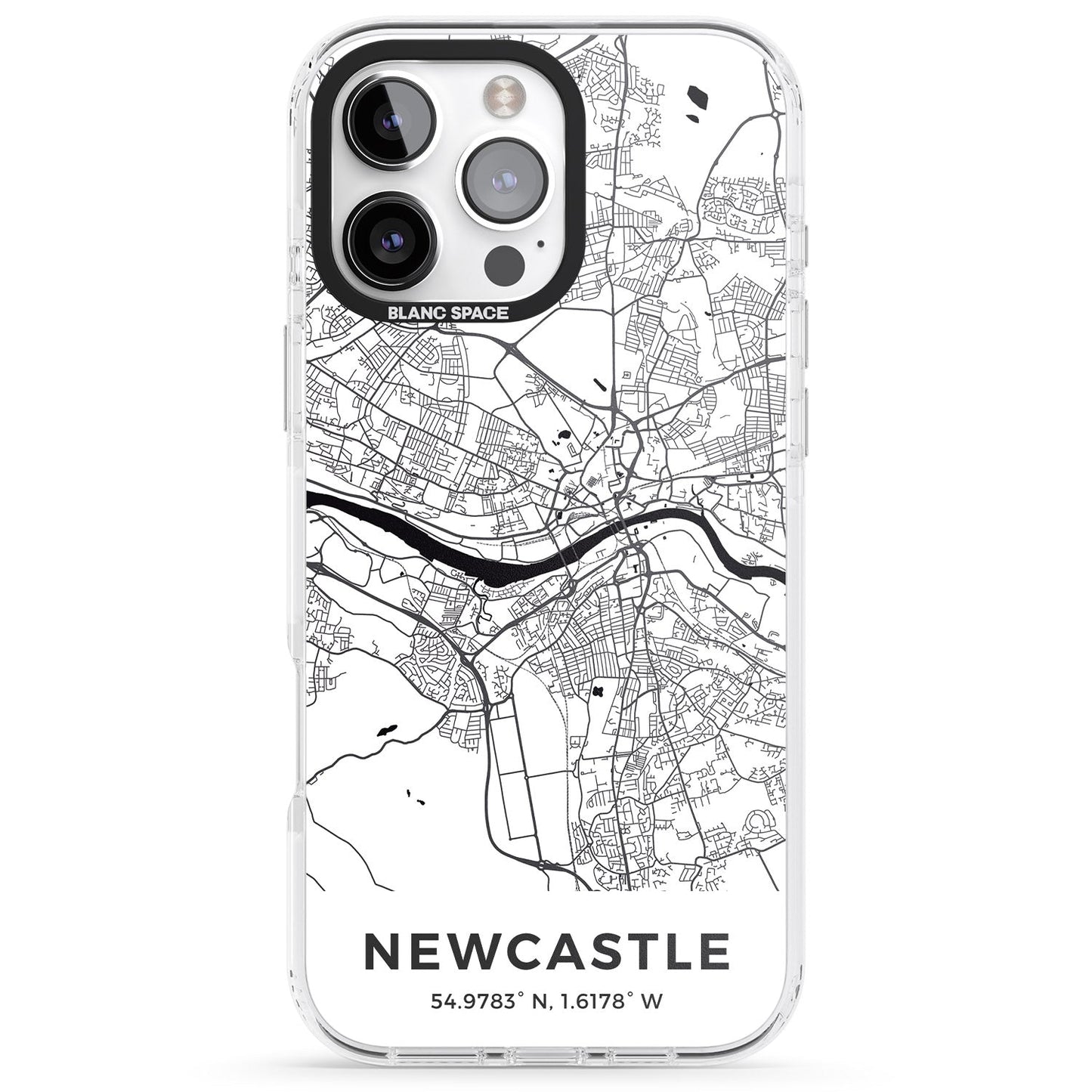 Stadtplan von Newcastle
