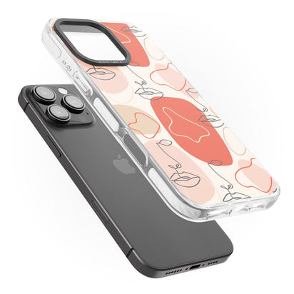 Abstract Face Line Art