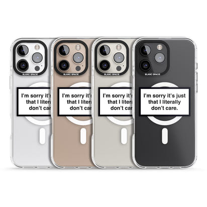 Literally Don'T Care