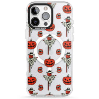 Retro Red Pumpkins & Scarecrows