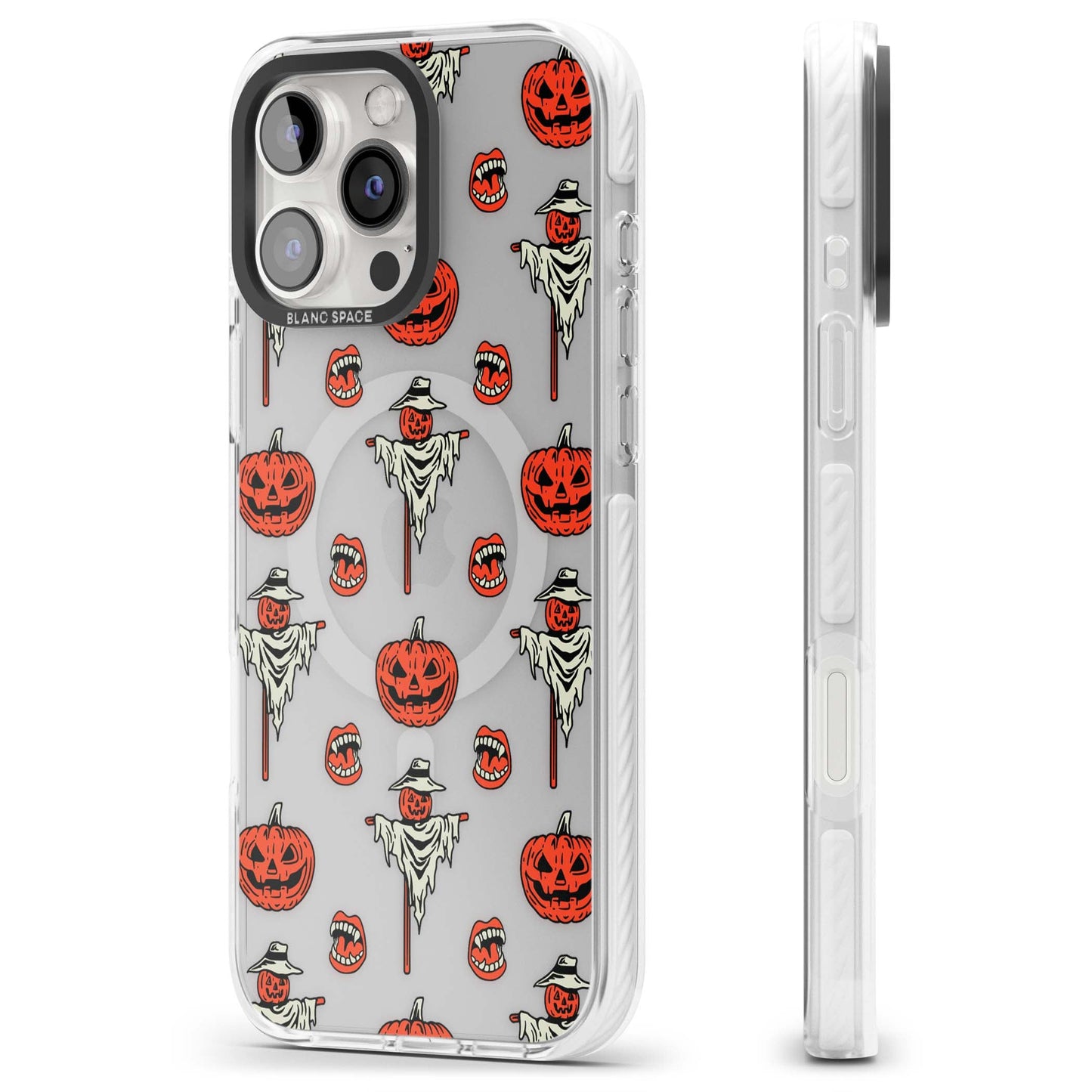 Retro Red Pumpkins & Scarecrows