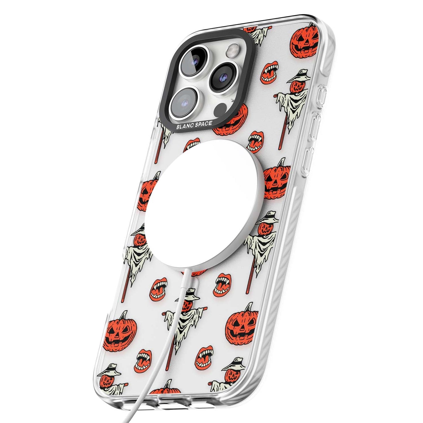 Retro Red Pumpkins & Scarecrows