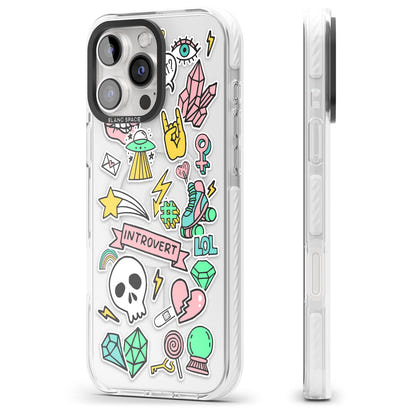 Autocollant introverti