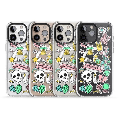 Autocollant introverti