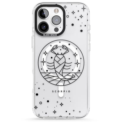 Emblème du Scorpion - Design Cosmique