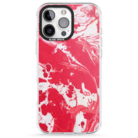 Red & White Marbled