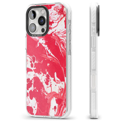 Red & White Marbled