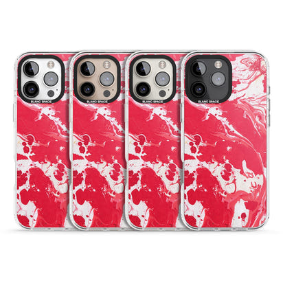 Red & White Marbled