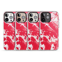 Red & White Marbled