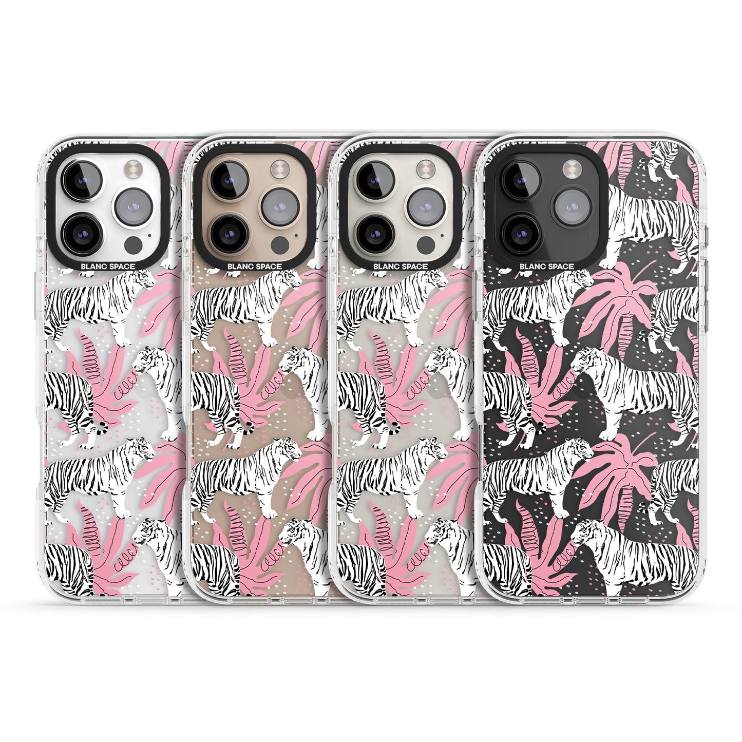 Rosa-weiße tropische Tiger