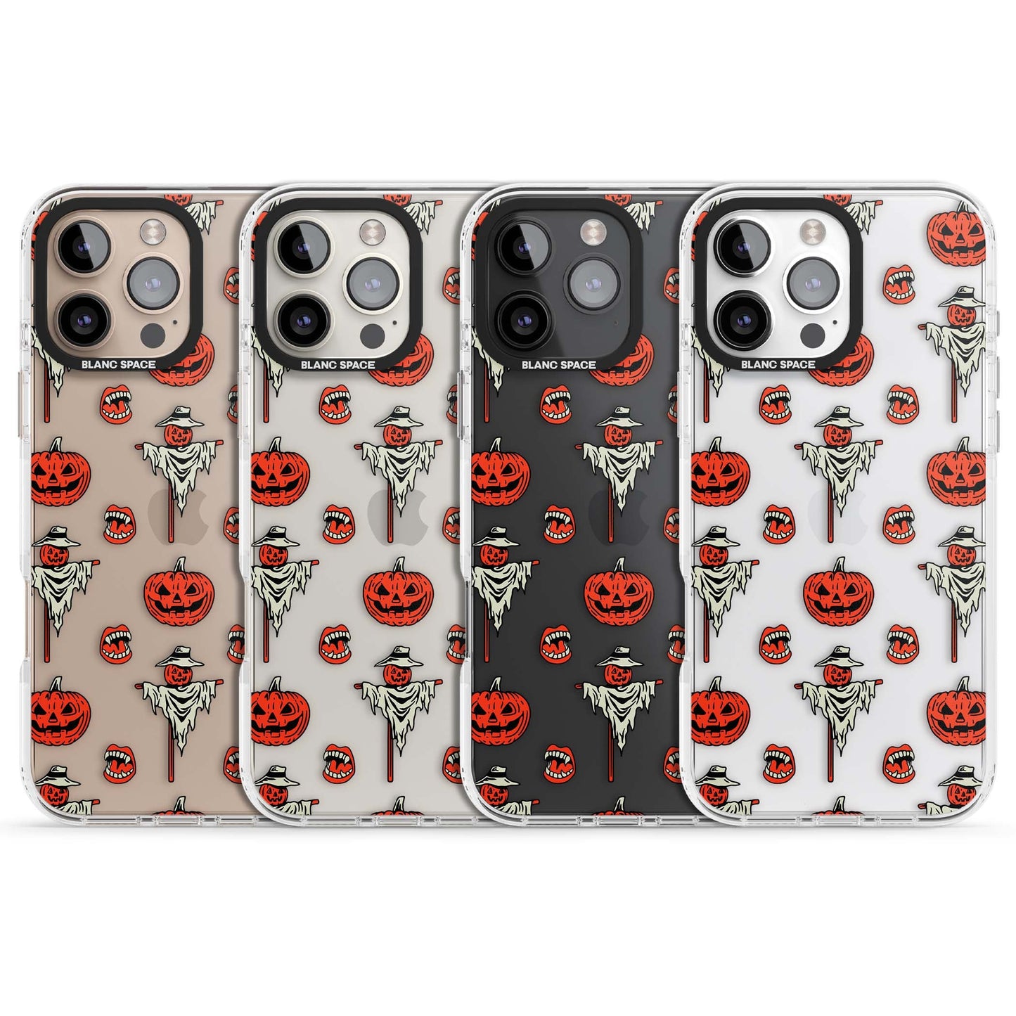 Retro Red Pumpkins & Scarecrows