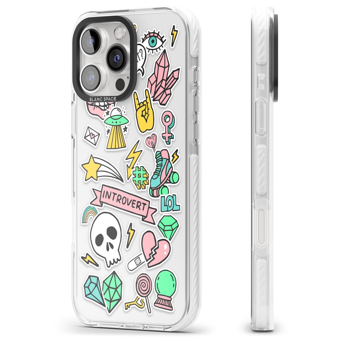 Autocollant introverti