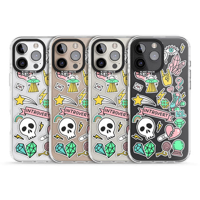 Autocollant introverti