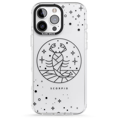 Emblème du Scorpion - Design Cosmique