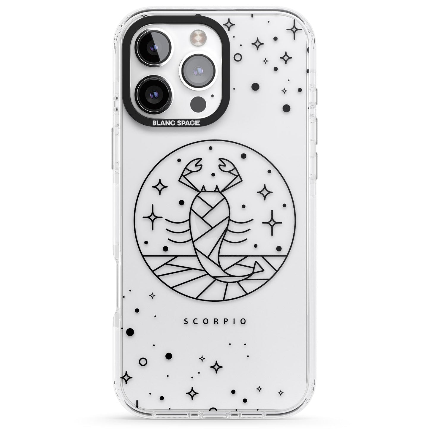 Emblème du Scorpion - Design Cosmique